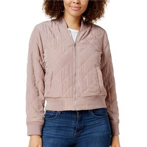 Women's Quilted Bomber Jacket